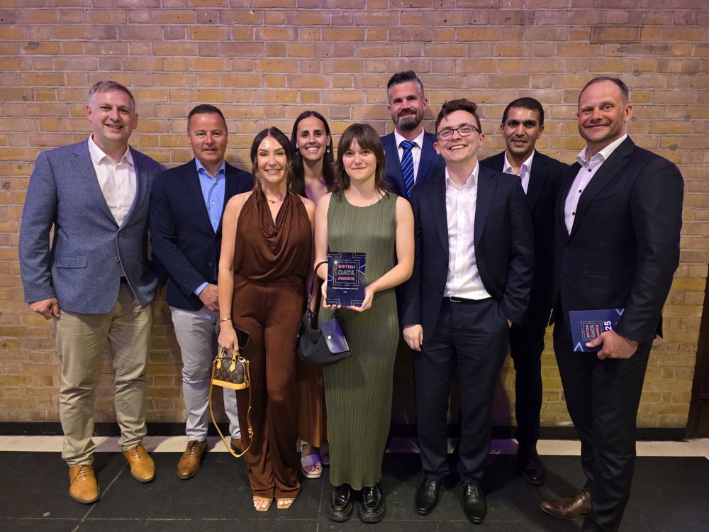 Ground Control and FOIL employees at the British Data Awards 2025